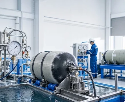 تست هیدروواستاتیک مخازن CNG